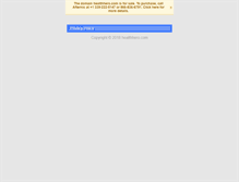 Tablet Screenshot of healthhero.com